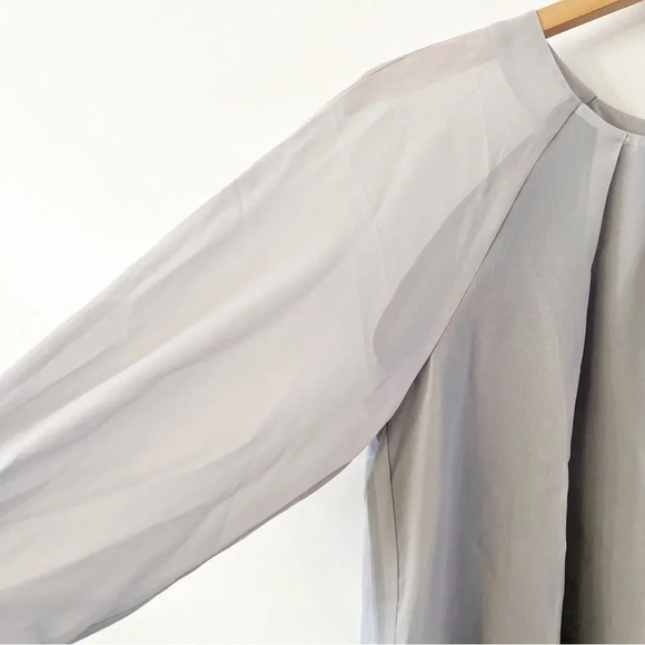 Simply Chloe Dao Gray Colorblock Flowy Popover Tunic Size S QVC Project Runway - Picture 6 of 9